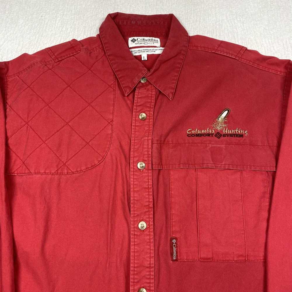 Vintage Vintage Columbia Hunting Shirt Mens Large… - image 2