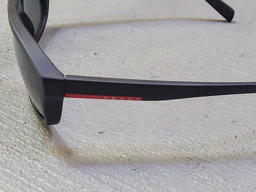 Prada Prada Sunglasses SPS 01R Black Blue Lens Li… - image 4