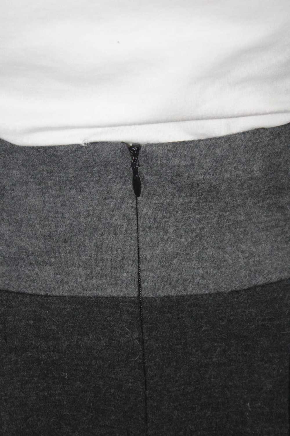 Vince Womens Black Gray Ombre Wool Zip Back Knee … - image 4