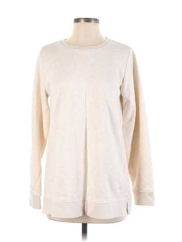 Lands' End Women Ivory Pullover Sweater S