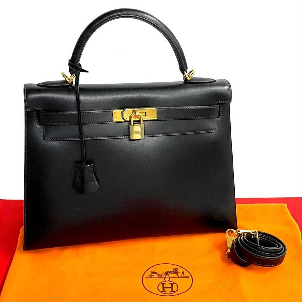 Hermes Hermes Shoulder Bag Black Box Calf - image 1