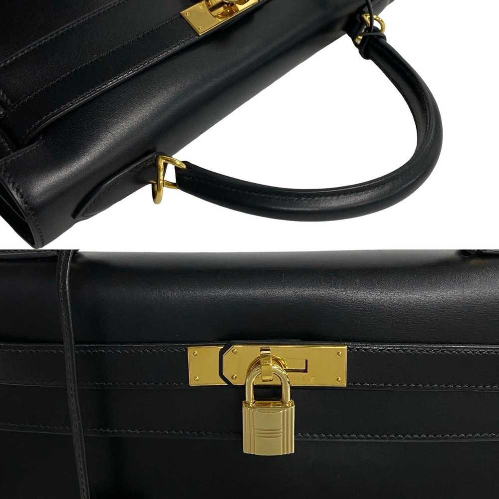 Hermes Hermes Shoulder Bag Black Box Calf - image 6