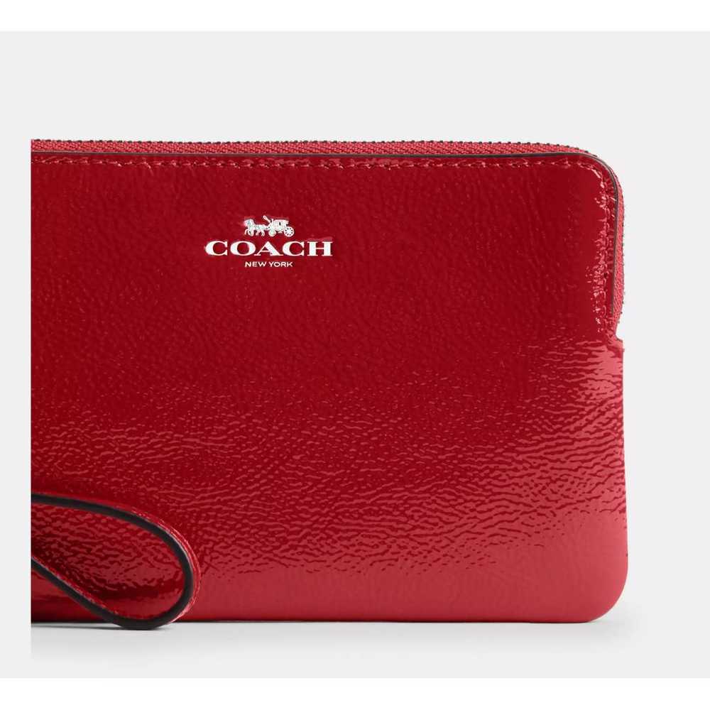 Coach Leather clutch bag - image 8