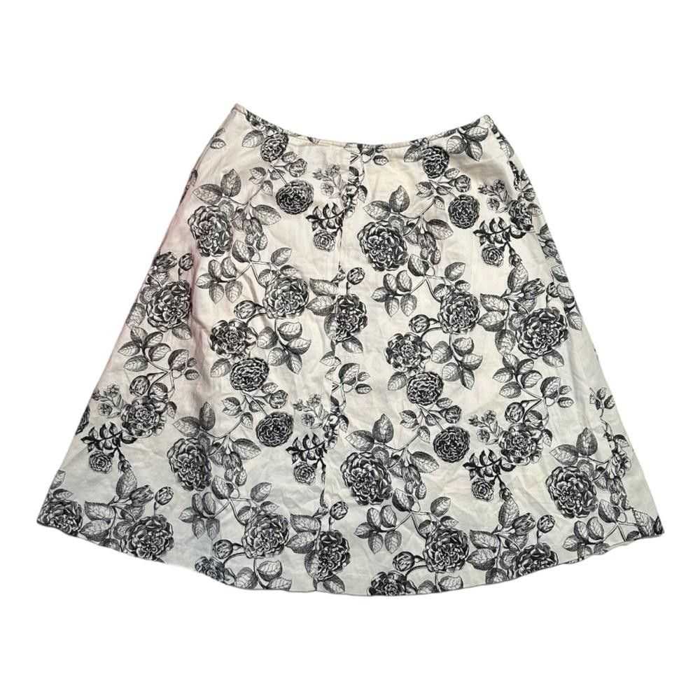 Designer Apostrophe l Beige & Black Floral Knee L… - image 2