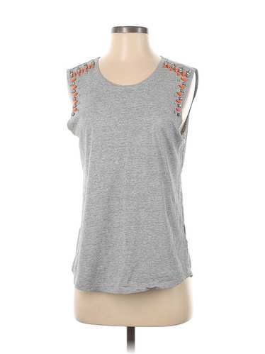 J.Crew Women Gray Sleeveless T-Shirt S