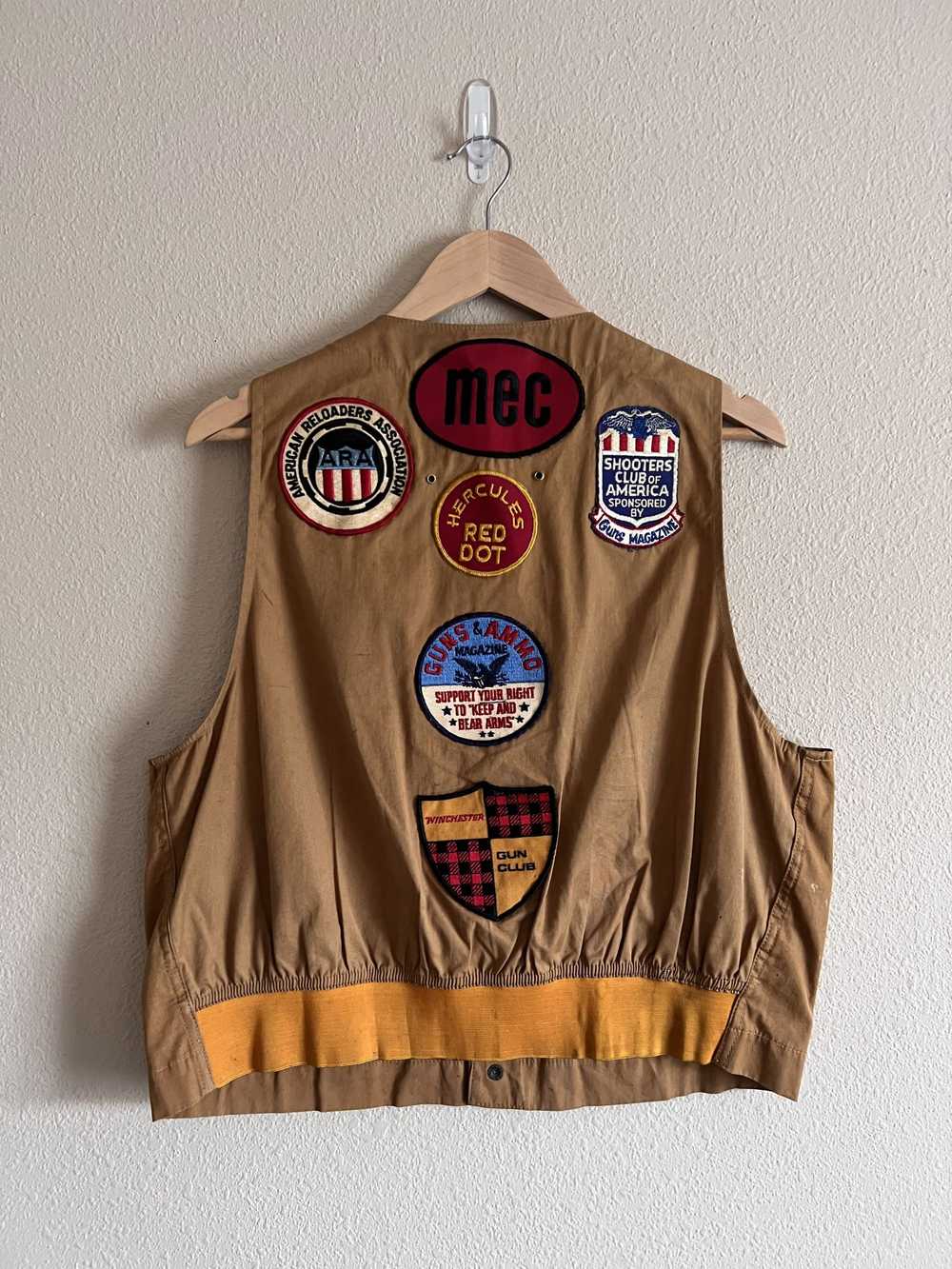 Vintage Vintage 80s Hunting Vest with Patches and… - image 6