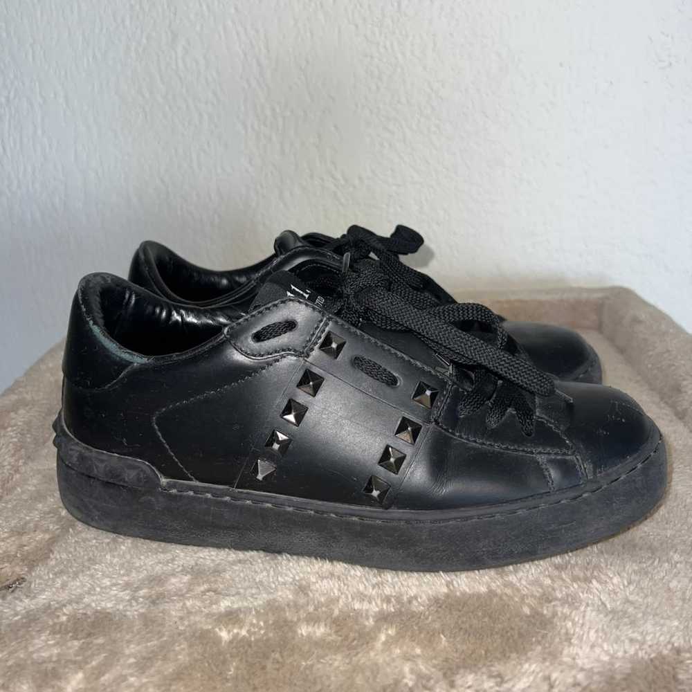 Valentino Garavani Open leather trainers - image 3