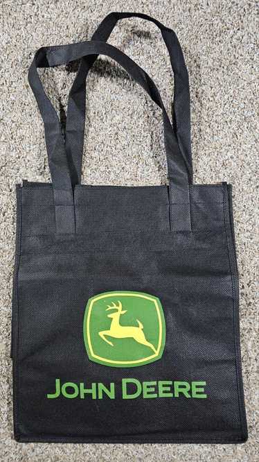 John Deere John Deere small tote bag, black with J