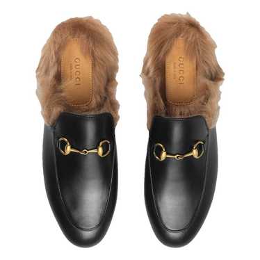 Gucci Princetown leather flats