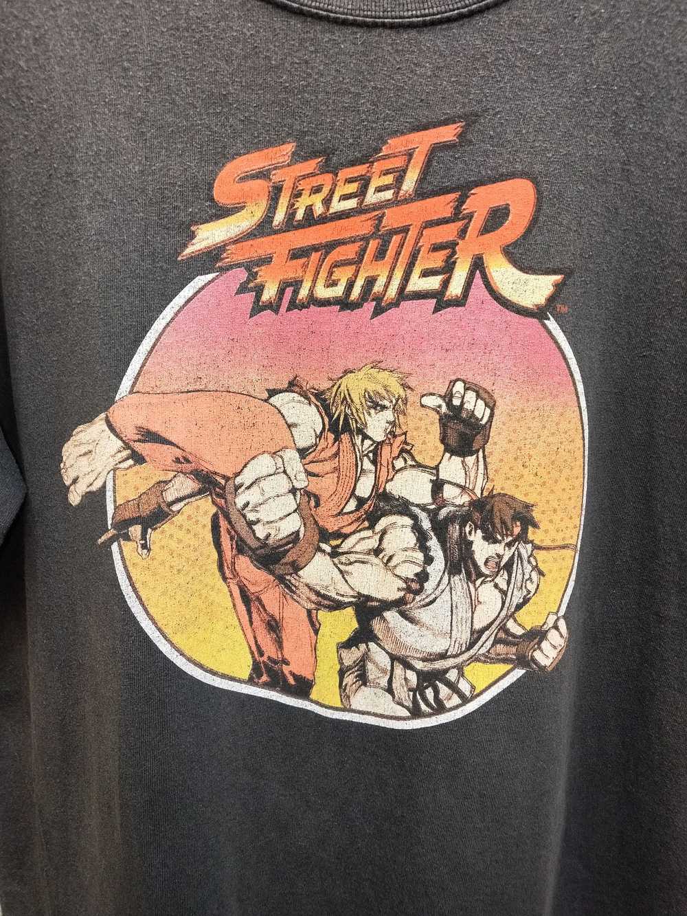 Street Fighter × Vintage Ken and Ryu Battle Logo … - image 2