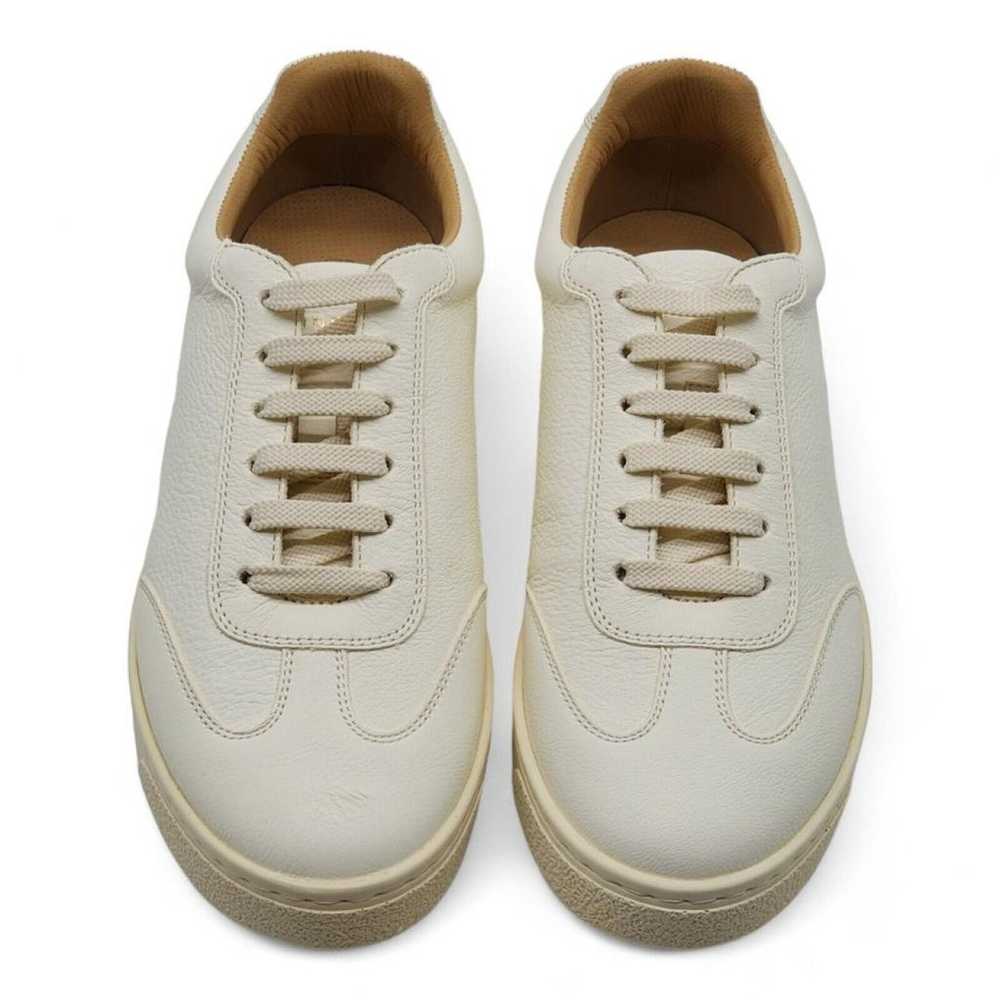 Brunello Cucinelli Leather low trainers - image 4