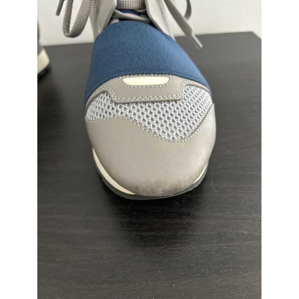 Balenciaga Race leather trainers - image 3