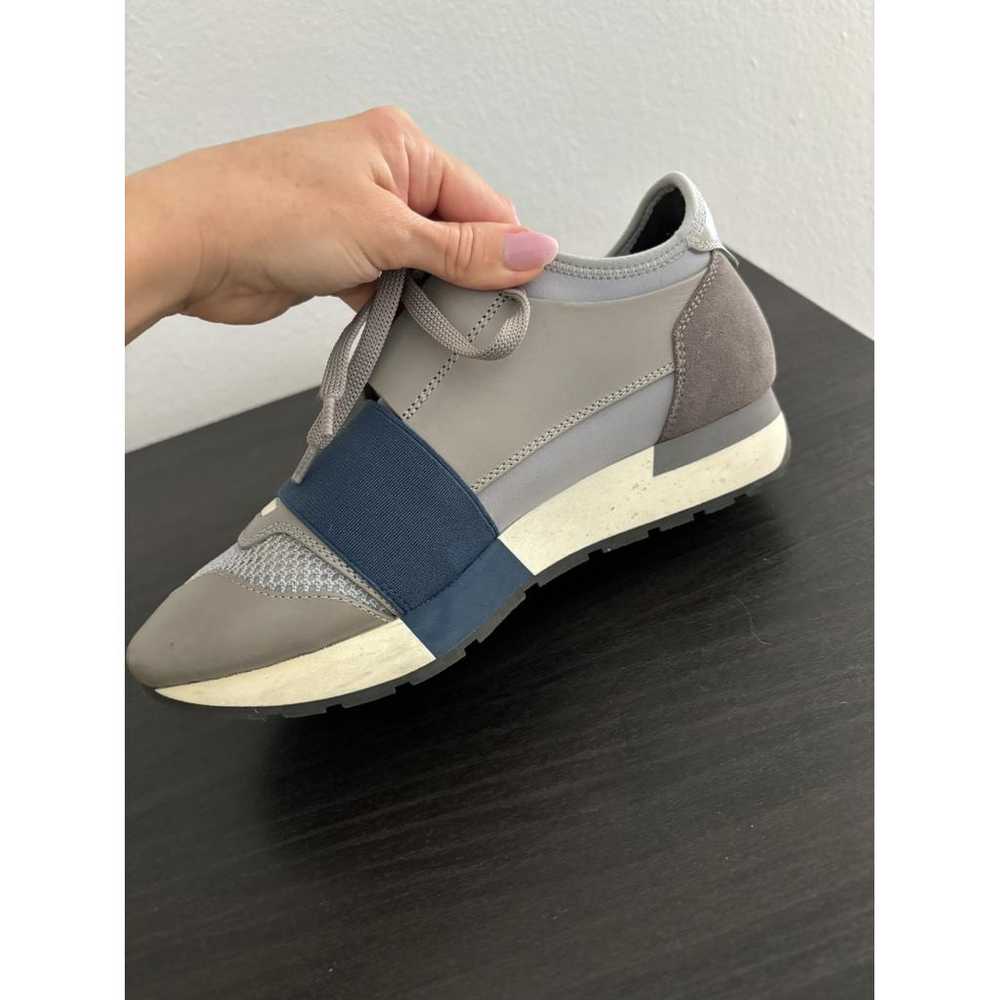 Balenciaga Race leather trainers - image 6