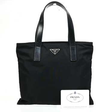 Prada Tessuto Black Synthetic Handbag (Pre-Owned)