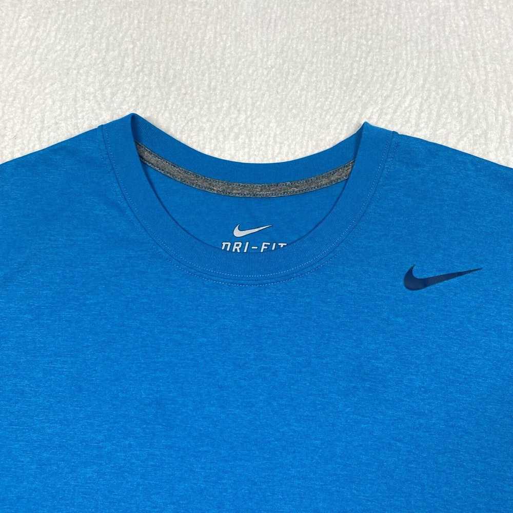 Nike Nike Dri Fit T Shirt Mens Large Blue Short S… - image 2