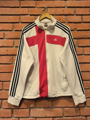 Nike × Soccer Jersey × Vintage Adidas Training Zi… - image 1