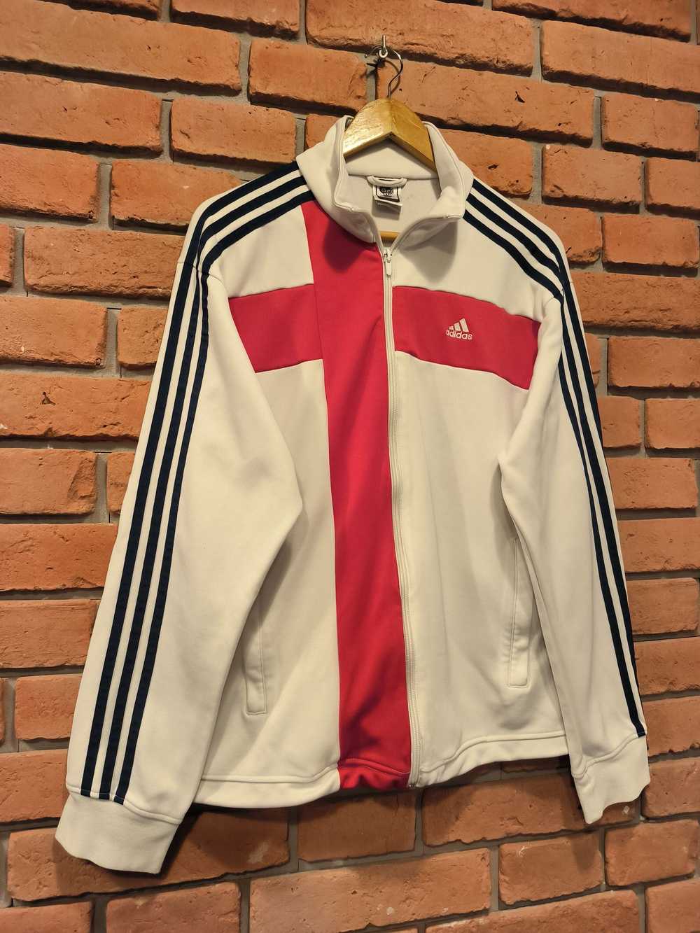 Nike × Soccer Jersey × Vintage Adidas Training Zi… - image 3