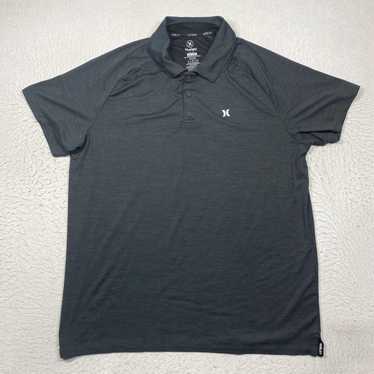 Hurley Hurley Polo Shirt Mens XL Gray Short Sleeve