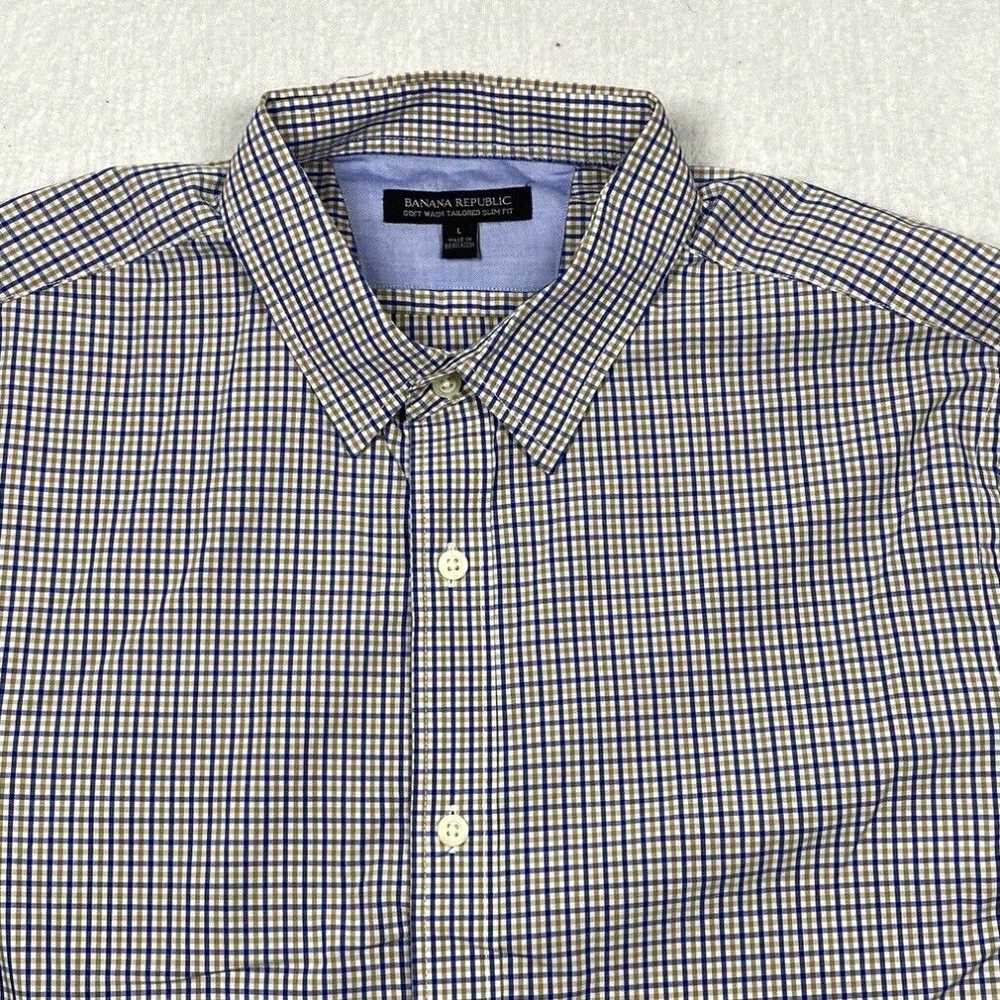 Banana Republic Banana Republic Shirt Slim Fit Me… - image 1