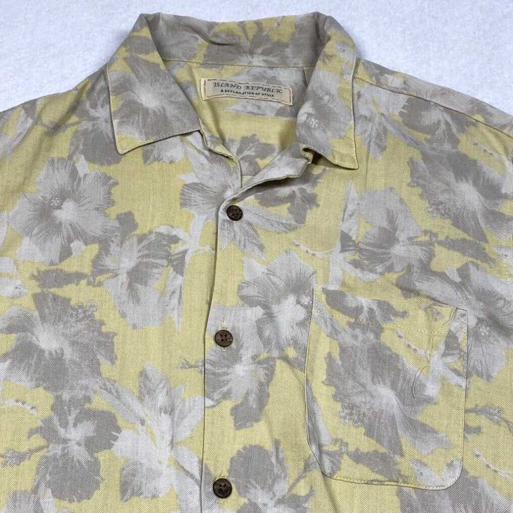 Vintage Island Republic Hawaiian Shirt Mens Large… - image 2