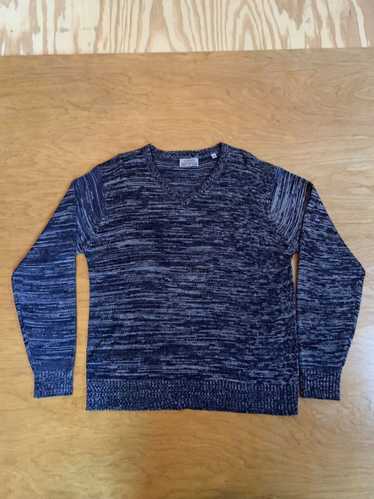 Alexander Julian × Coloured Cable Knit Sweater × C