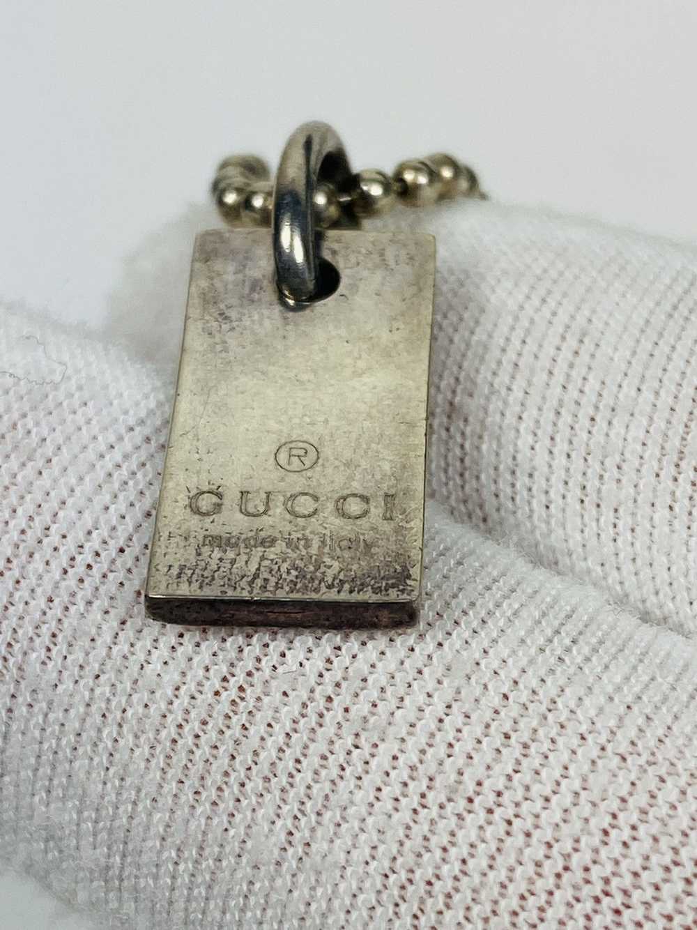 Gucci Gucci .925 Silver Logo Bracelet - image 4