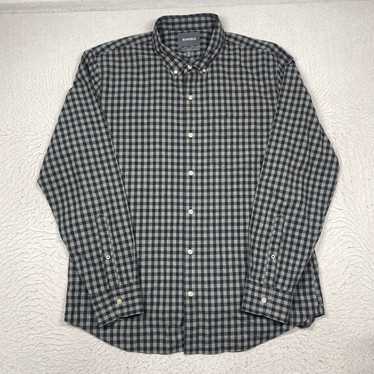 Bonobos Bonobos Shirt Slim Fit Mens XL Gray Check… - image 1