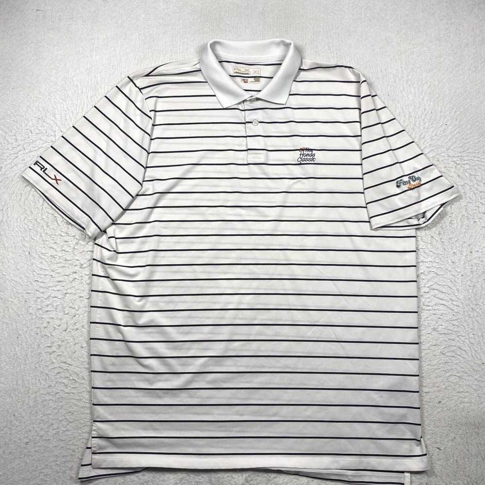 Vintage RLX Ralph Lauren Polo Shirt Mens XL White… - image 1