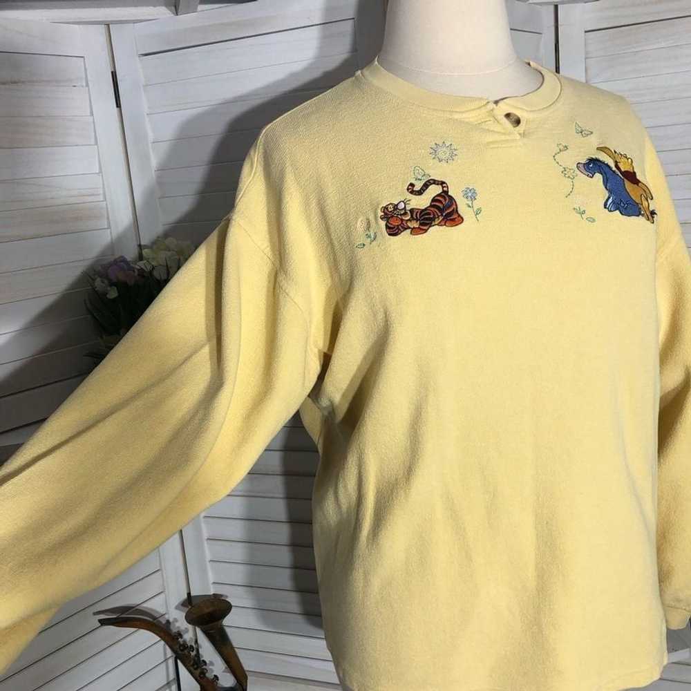 Disney 90s Disney Winnie The Pooh yellow cotton s… - image 3