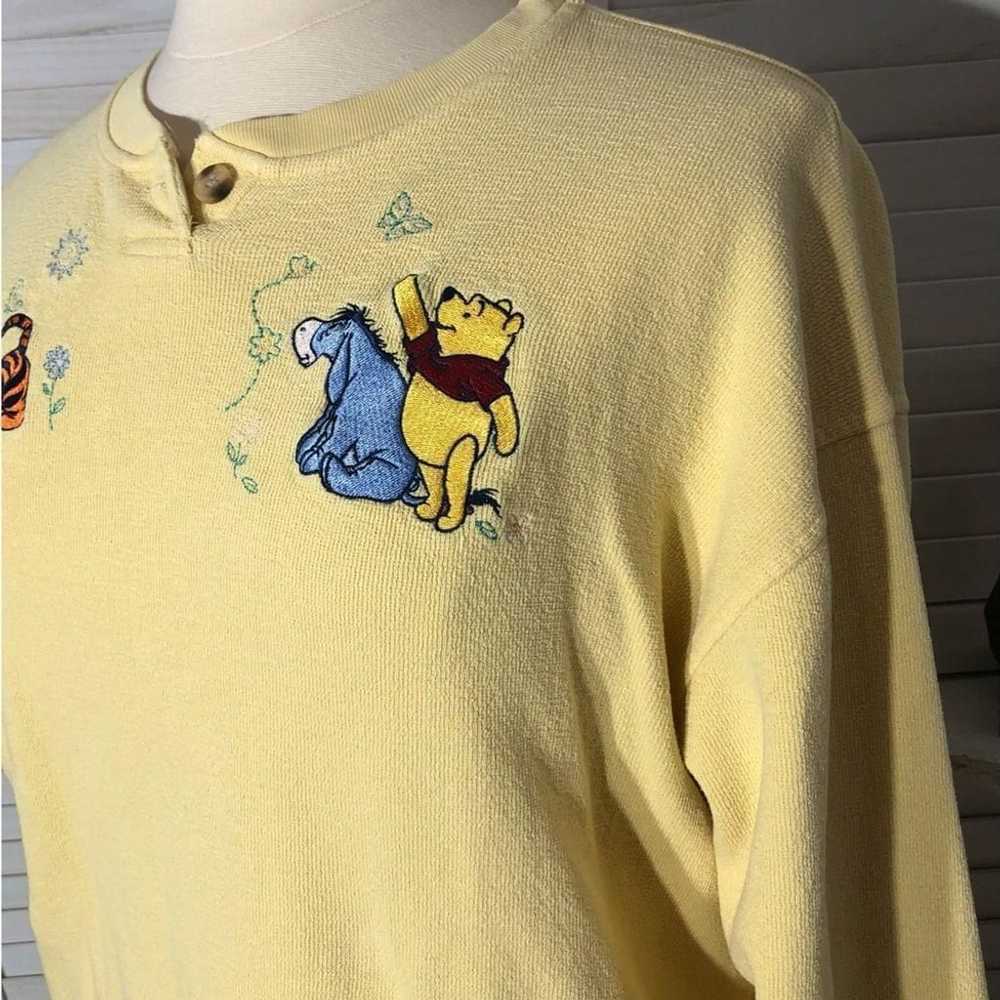 Disney 90s Disney Winnie The Pooh yellow cotton s… - image 6