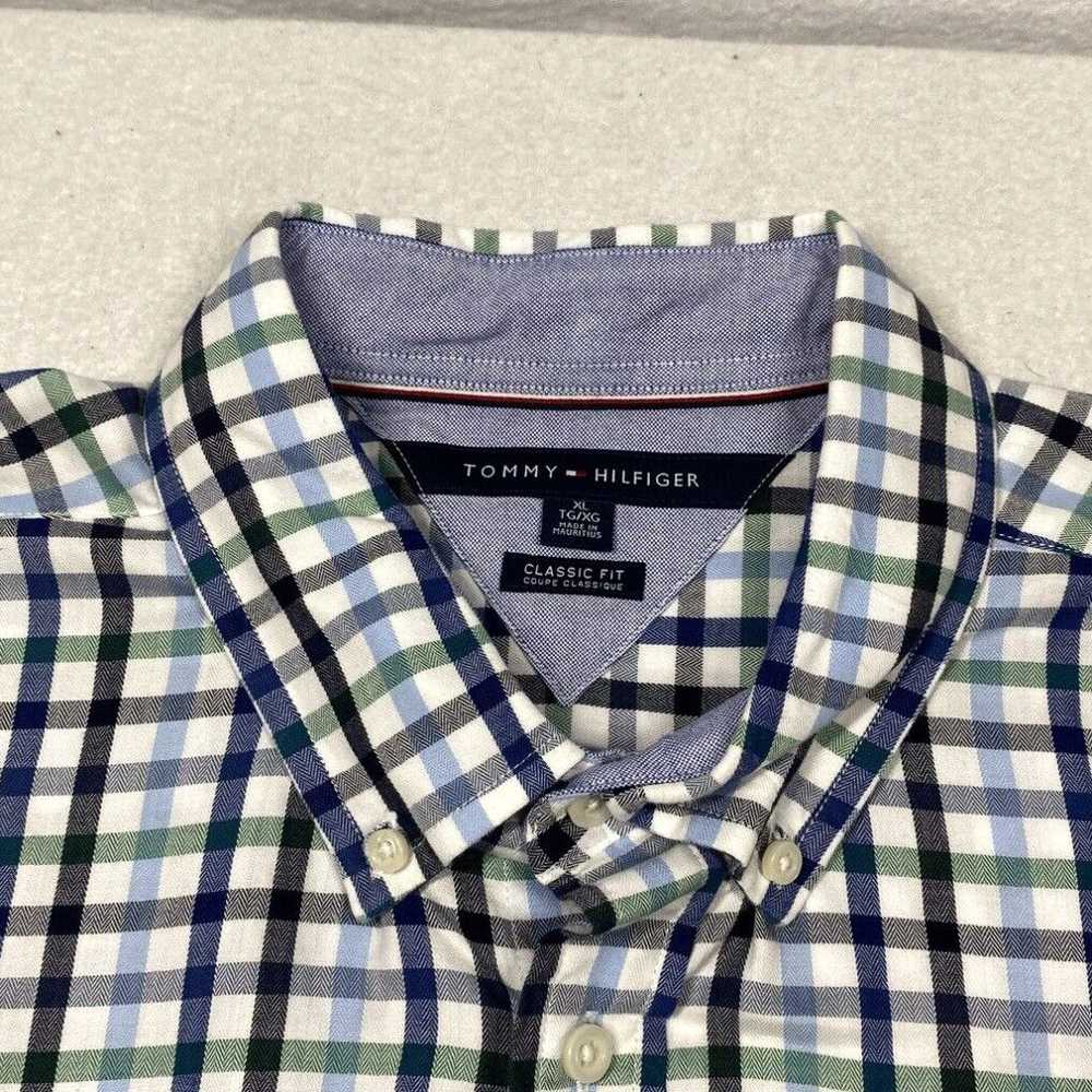 Tommy Hilfiger Tommy Hilfiger Shirt Mens XL Multi… - image 3