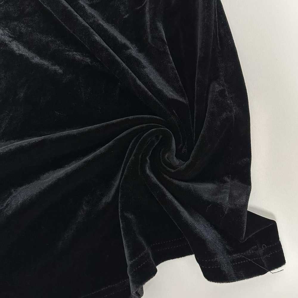 90s Noir Velvet Long Sleeve (M) - image 6