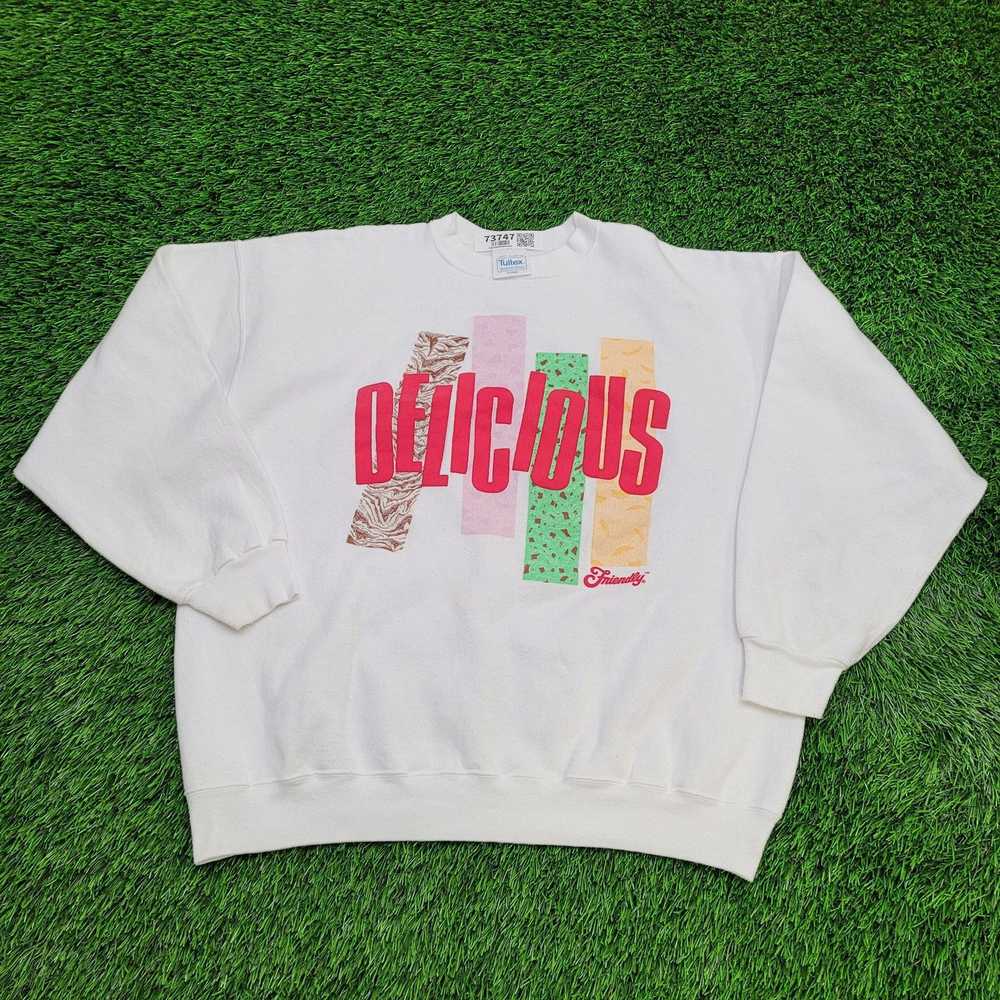 Tultex Vintage 90s Tultex Sweatshirt Womens XL 24… - image 1