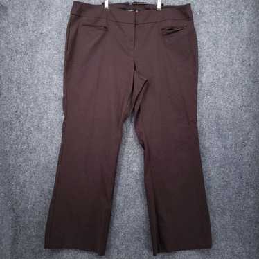 Vintage Womens Plus Size 28 Tall Brown High Rise … - image 1