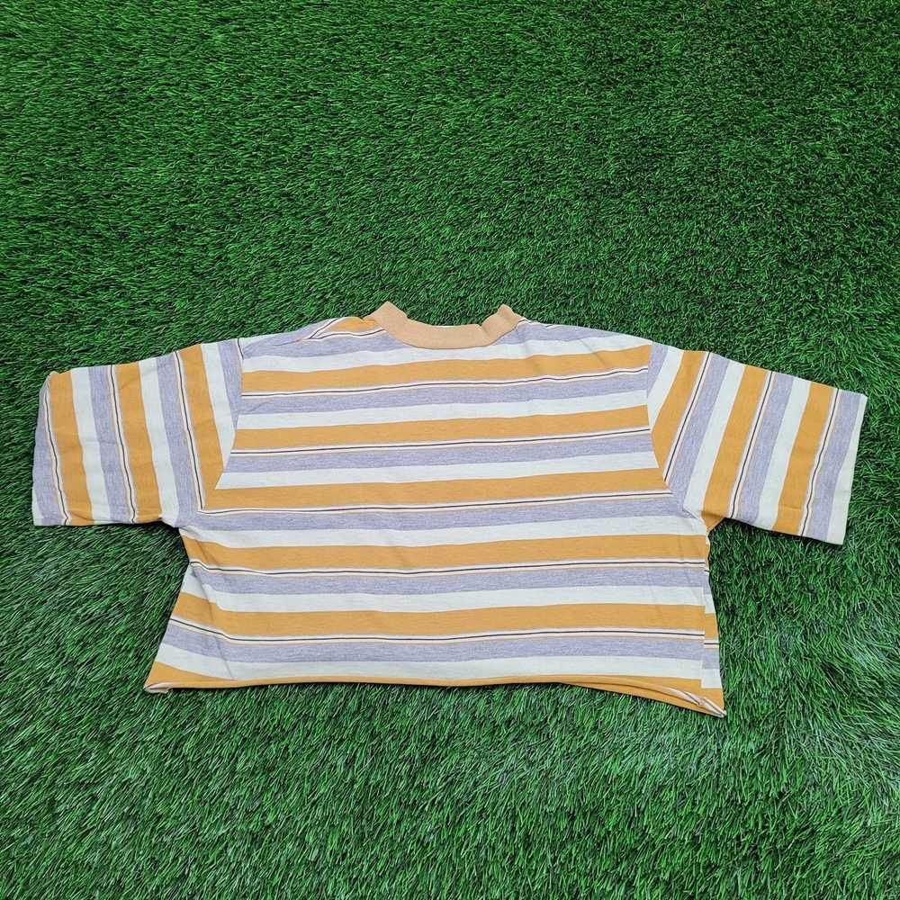 Other Vintage 80s MOD Crop-Top Shirt Womens Large… - image 3