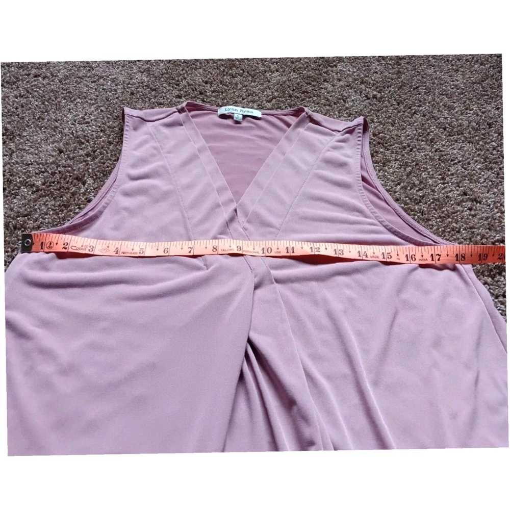 Frame Exquisite Pink Sleeveless V Neck Top for th… - image 5