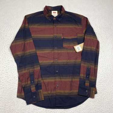 Levi's Levi's Shirt Mens Small Multicolor Striped… - image 1