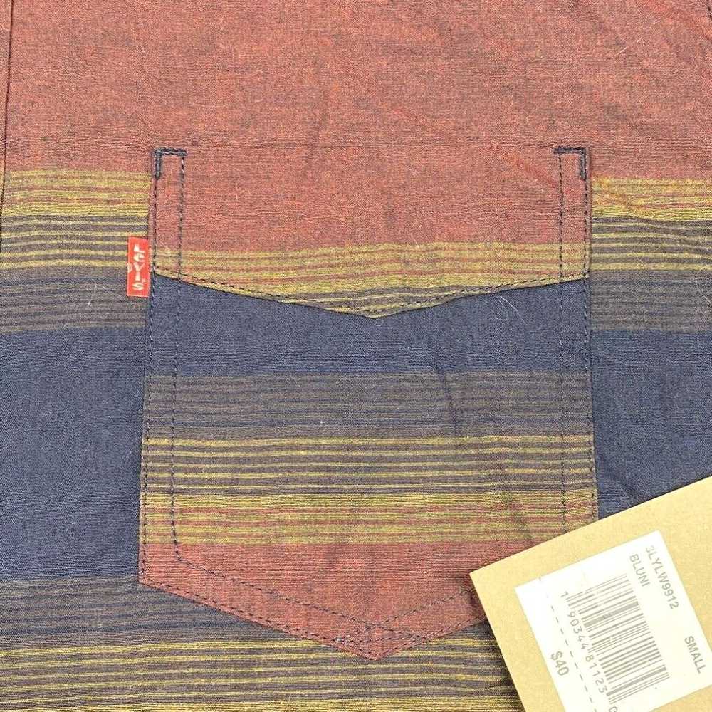 Levi's Levi's Shirt Mens Small Multicolor Striped… - image 3