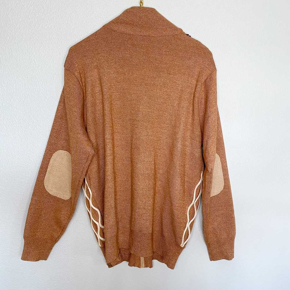 Other × Vintage Eclectic Grandpa Sweater Brown Te… - image 3