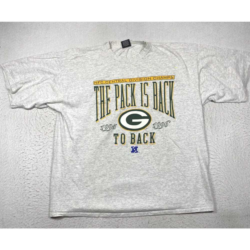 Vintage 1996 Green Bay Packers T Shirt Galt Sand … - image 1