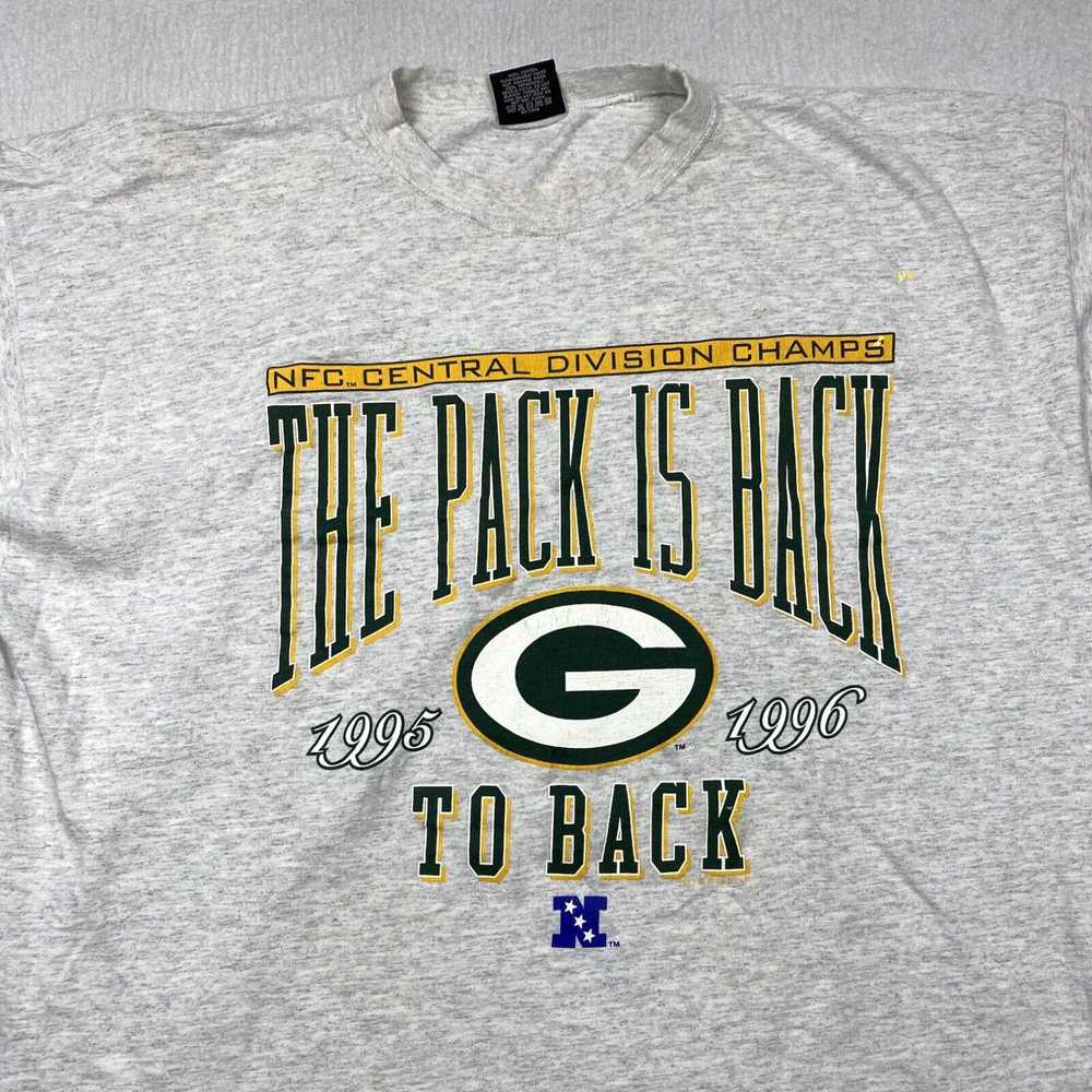 Vintage 1996 Green Bay Packers T Shirt Galt Sand … - image 2