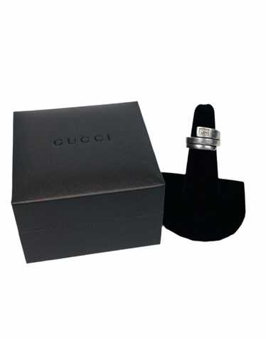 Gucci Gucci .925 Silver G Ring Size IT 11