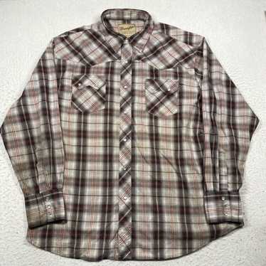 Wrangler Wrangler Western Pearl Snap Shirt Mens 2… - image 1