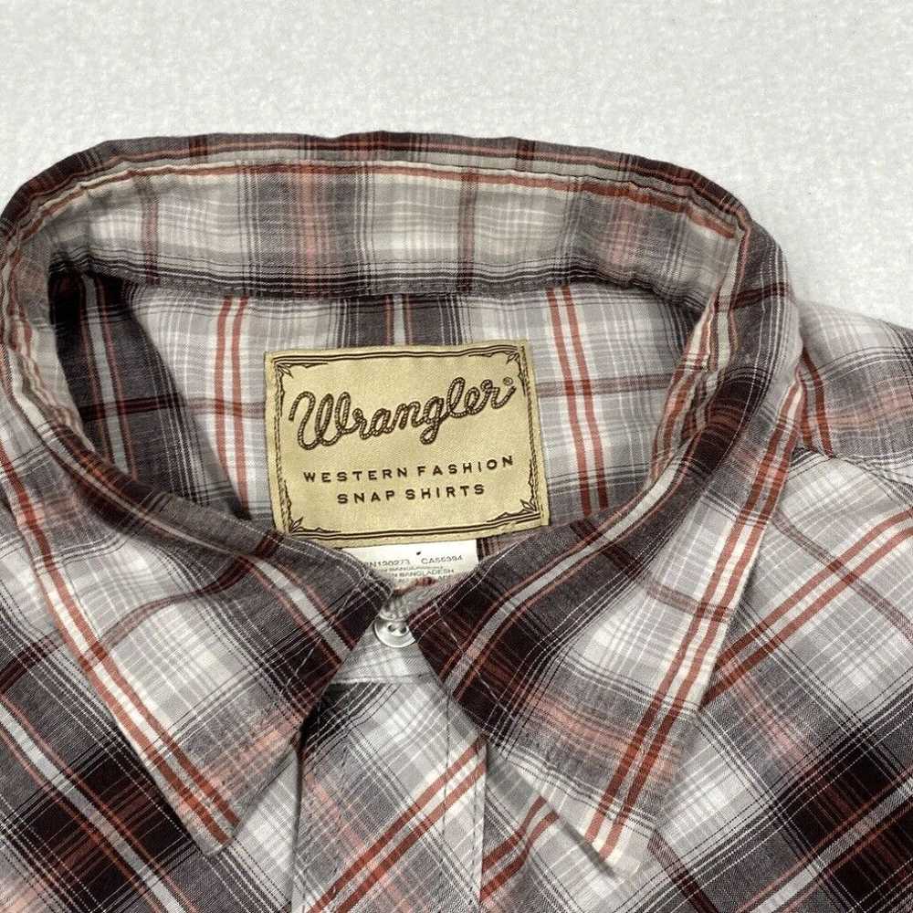 Wrangler Wrangler Western Pearl Snap Shirt Mens 2… - image 3