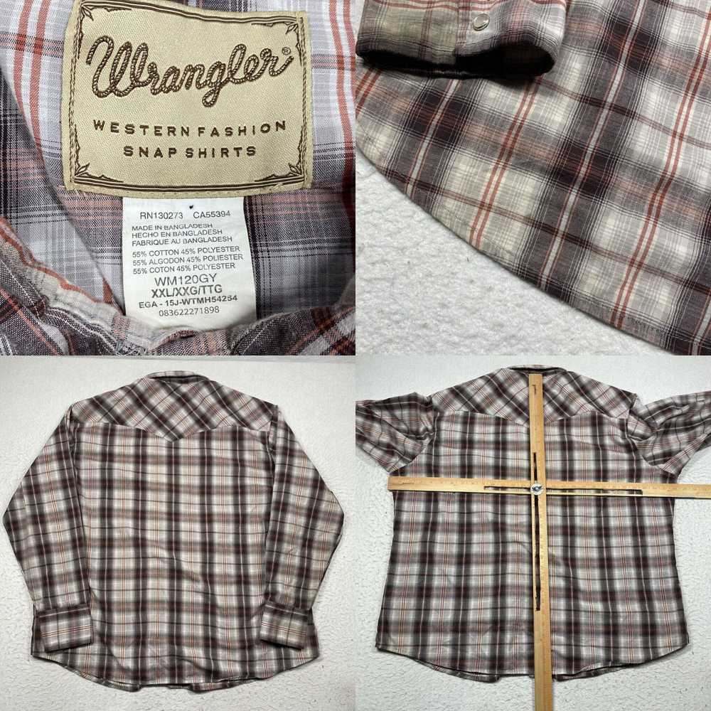 Wrangler Wrangler Western Pearl Snap Shirt Mens 2… - image 4