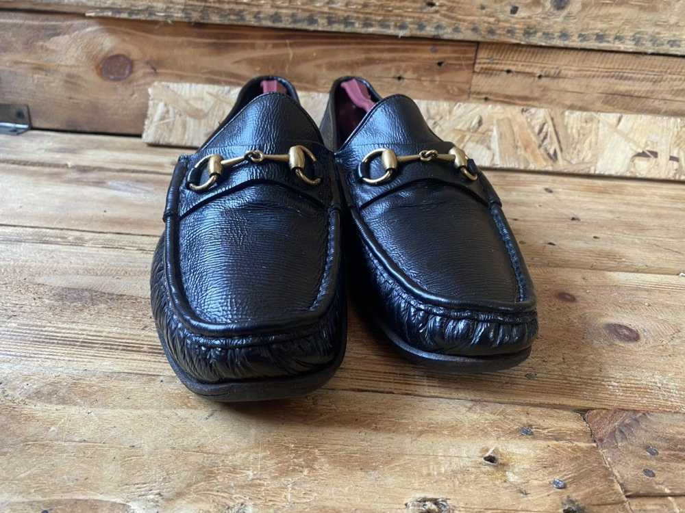 Gucci Gucci 1953 horsebit black patent leather lo… - image 12