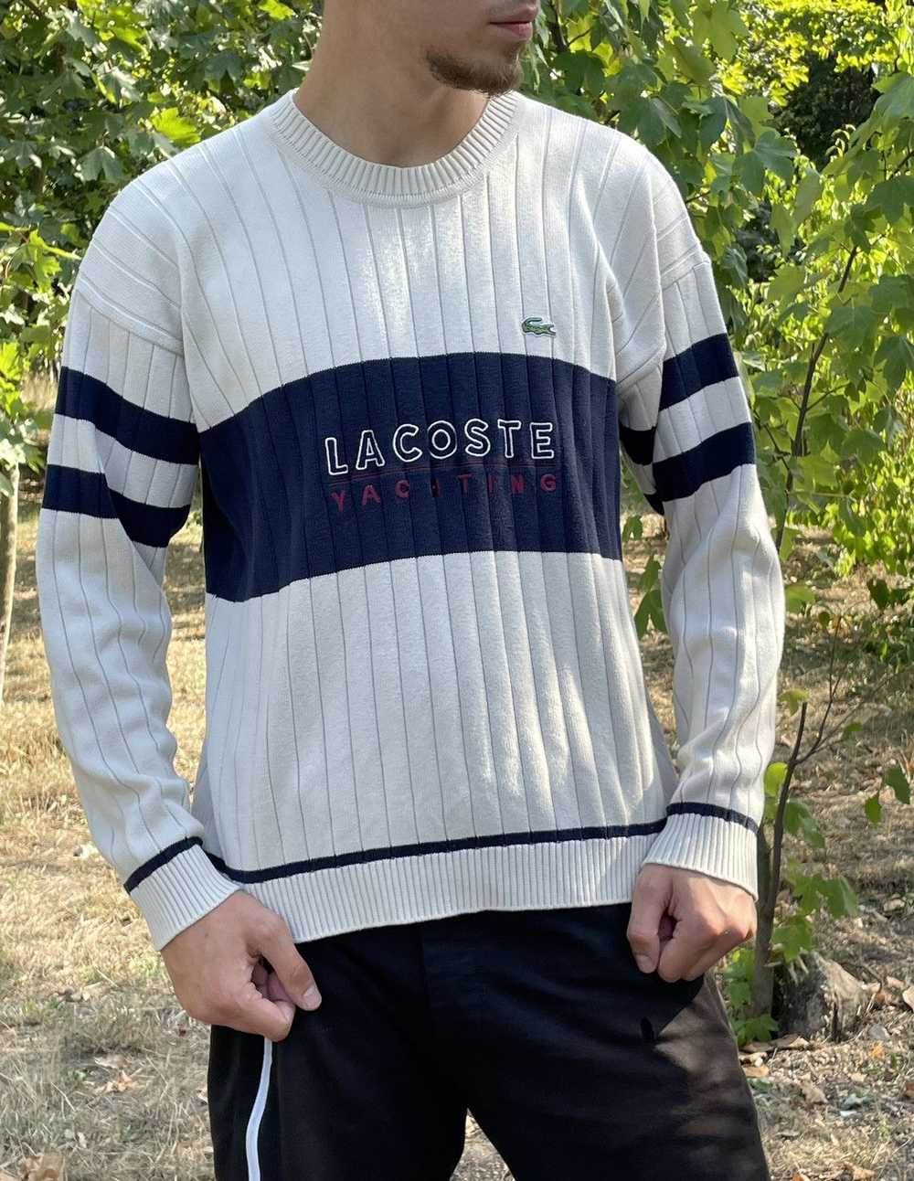 Lacoste × Vintage Vintage LACOSTE Sweater lacoste… - image 1