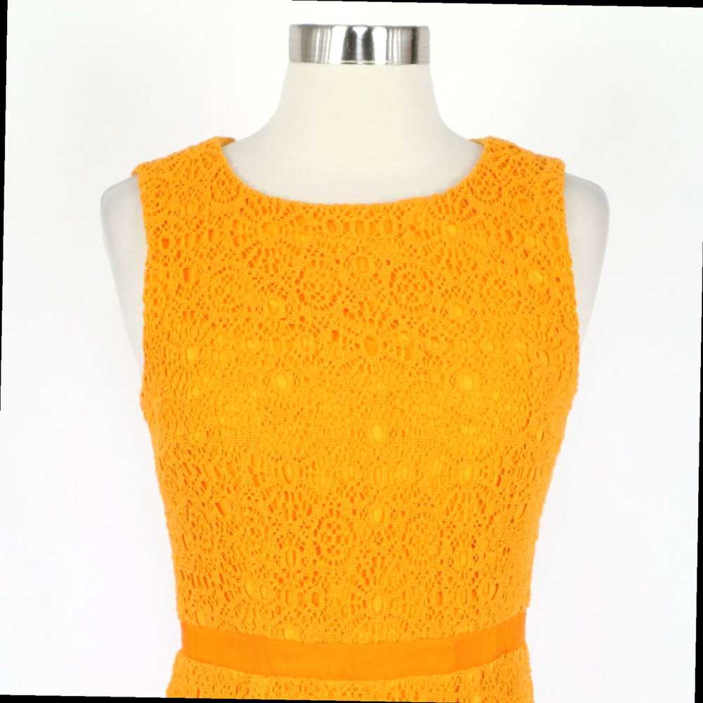 Trina Turk Trina Turk Marigold Yellow Crochet Lac… - image 2