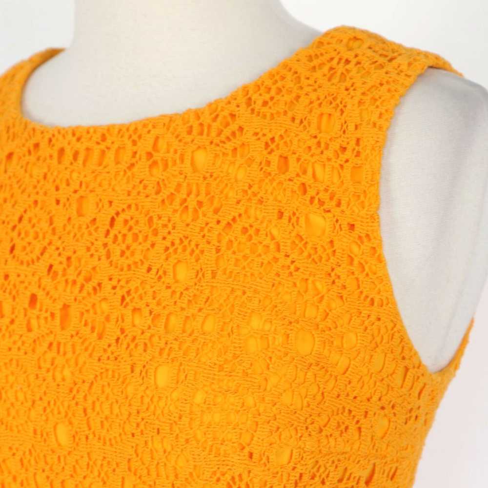 Trina Turk Trina Turk Marigold Yellow Crochet Lac… - image 6