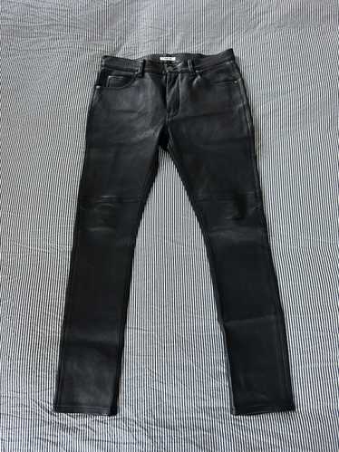 Helmut Lang Black Stretch Lambskin Pants - image 1